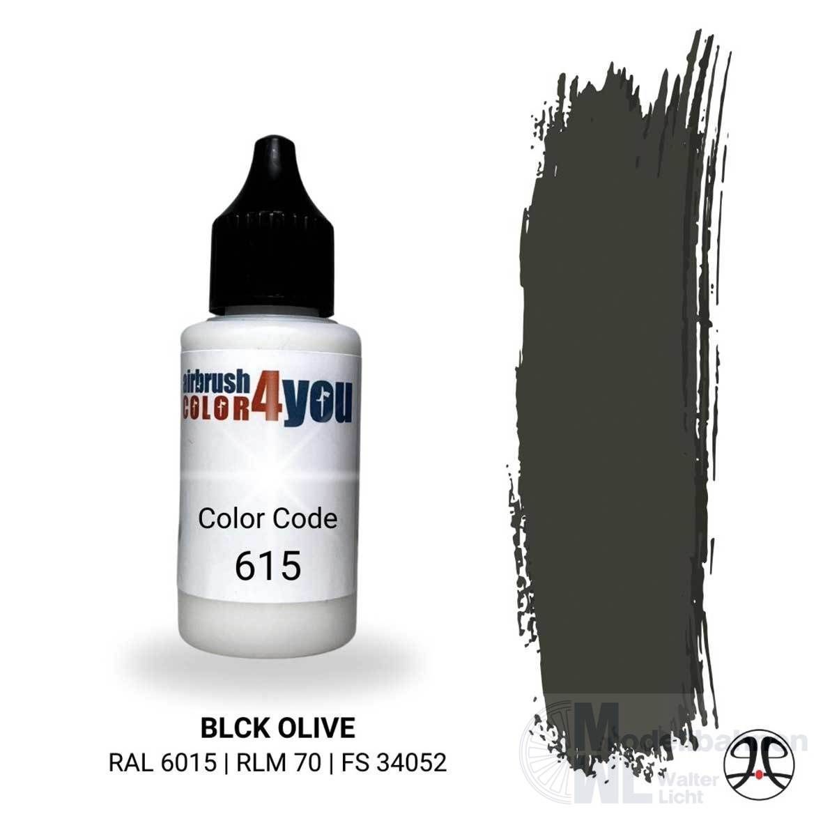 Busch 961000615 - Acrylfarbe Schwarzoliv RAL6015 30ml