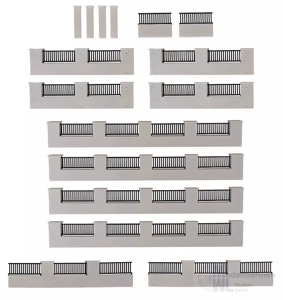 Faller 180419 - Mauerzaun H0 1:87