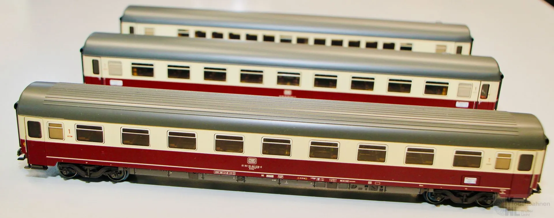 Märklin 42993 - MÄRKLIN - Personenwagen Set DB Ep.IV Südwind 3.tlg. H0/WS
