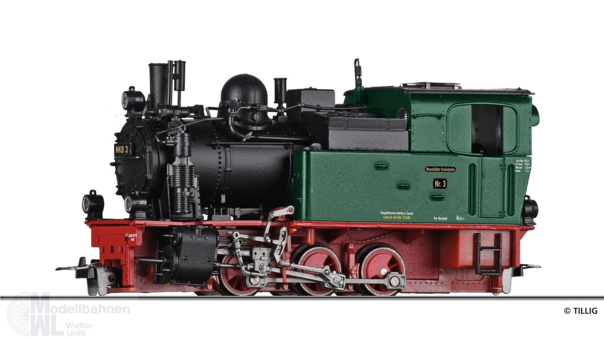 Tillig 02924 - Dampflok Nr. 3 NKB Ep.III H0m Tillig 02924 - Dampflok Nr. 3 NKB Ep.III H0m