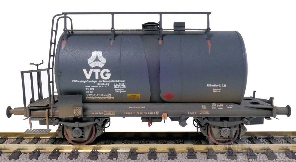 Exact Train 22055 - Kesselwagen DB Ep.IV VTG grau gealtert H0/GL
