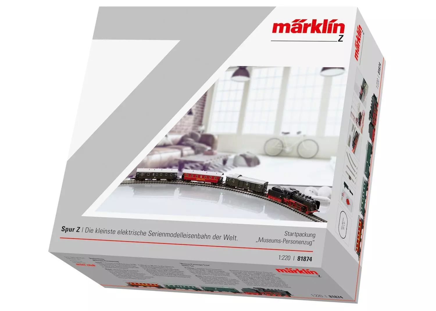Märklin 81874 - Startset Museumszug Dampflok BR 24 DB Ep.IV Z 1:220