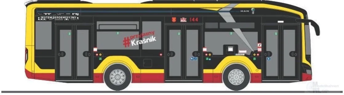 Rietze 74619 - MAN Lion's City 10 E MPK Krasnik (PL) H0 1:87