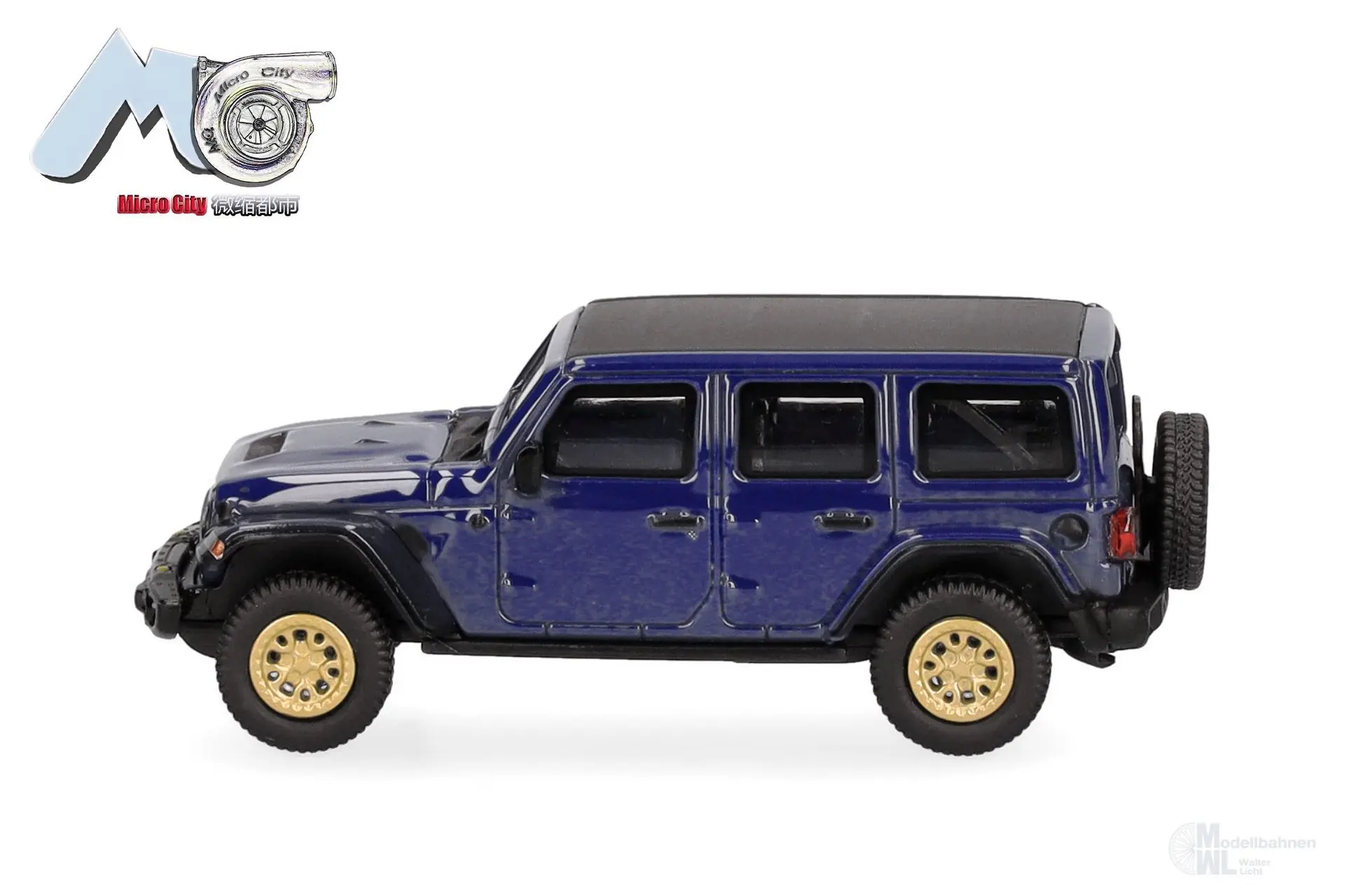Herpa 87MC000013 - Jeep Wrangler blau (ab 2017) H0 1:87