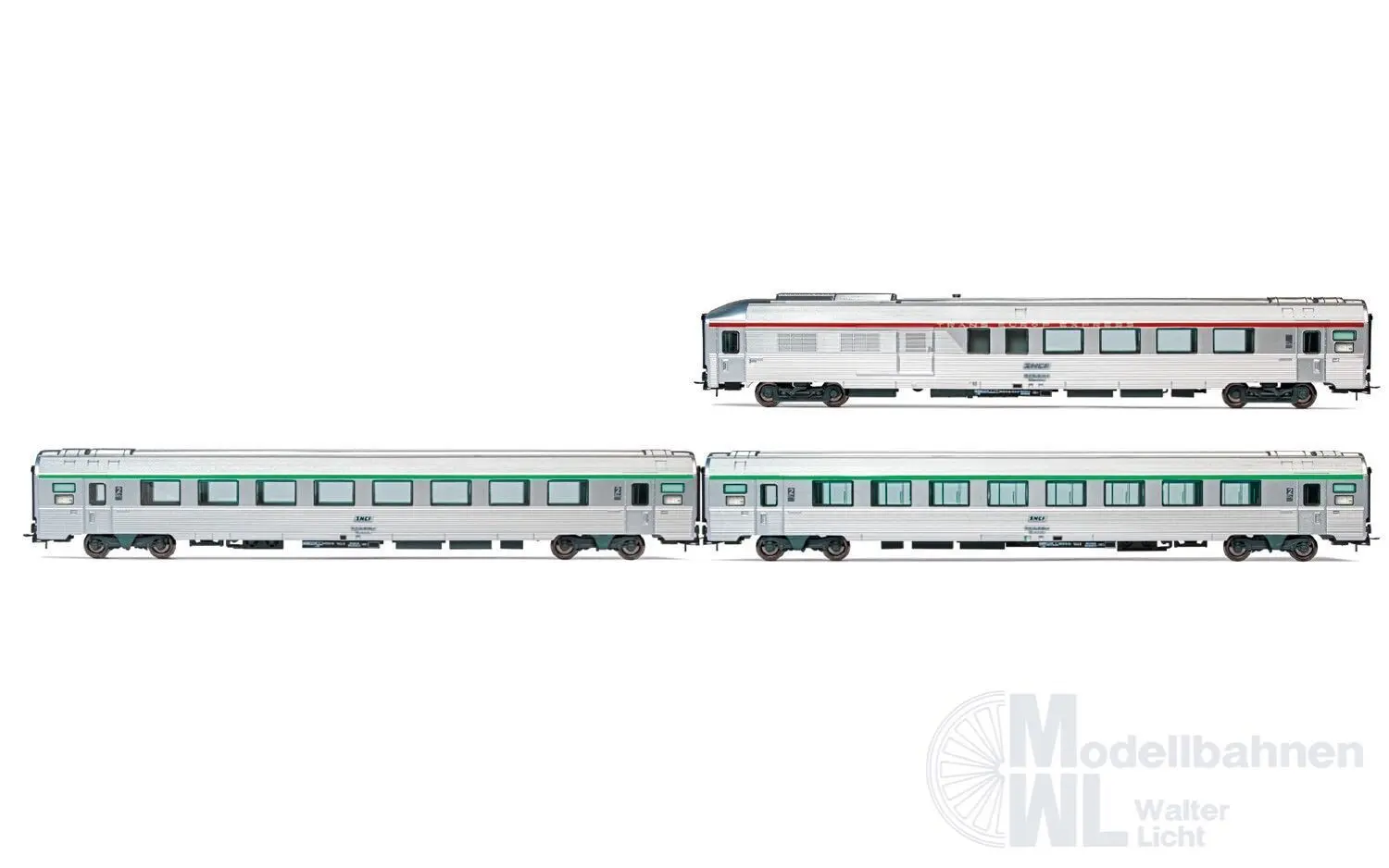 Jouef 4196 - Personenwagen Set SNCF Ep.V 3.tlg. EC Etoile du Nord H0/GL