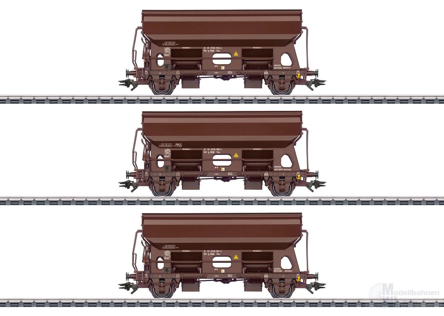 Märklin 46334 - Schwenkdachwagen Set ÖBB Ep.VI 3.tlg. H0/WS