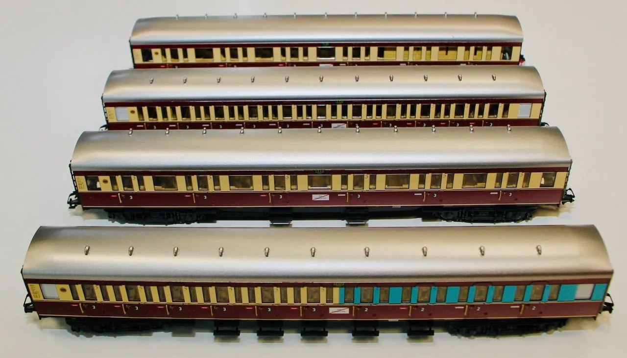 Märklin 43108 - MÄRKLIN - Nahverkehrswagen Set DRG Ep.II und Ergänzungswagen H0/WS Digital