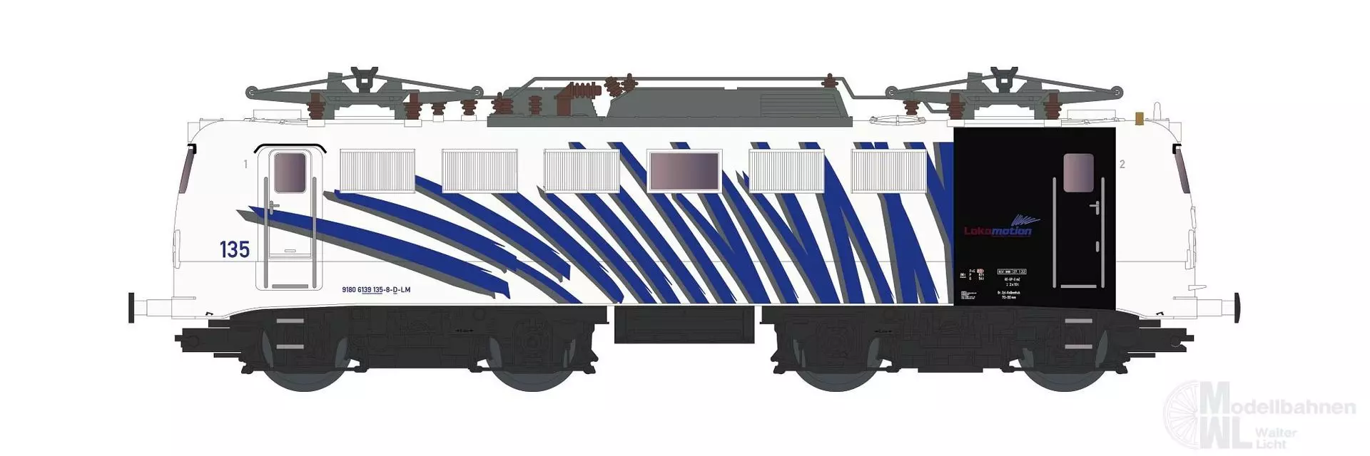 Hobbytrain 28143 - E-Lok BR 139 Lokomotion Ep.VI N 1:160