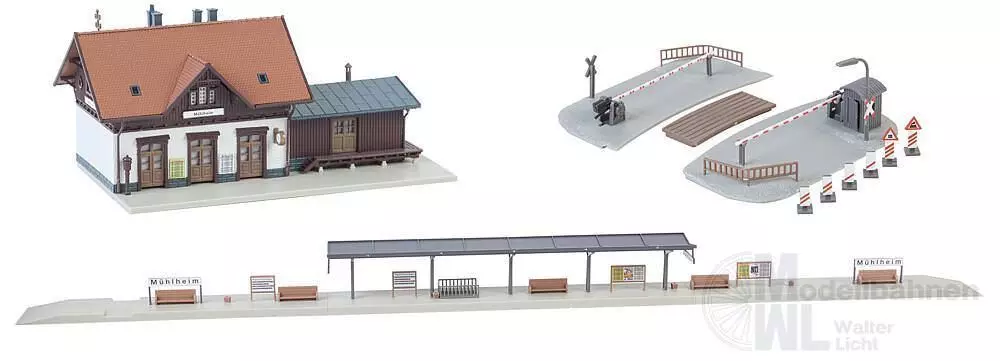 Faller 239001 - Bahnhof-Set Mühlheim N 1:160