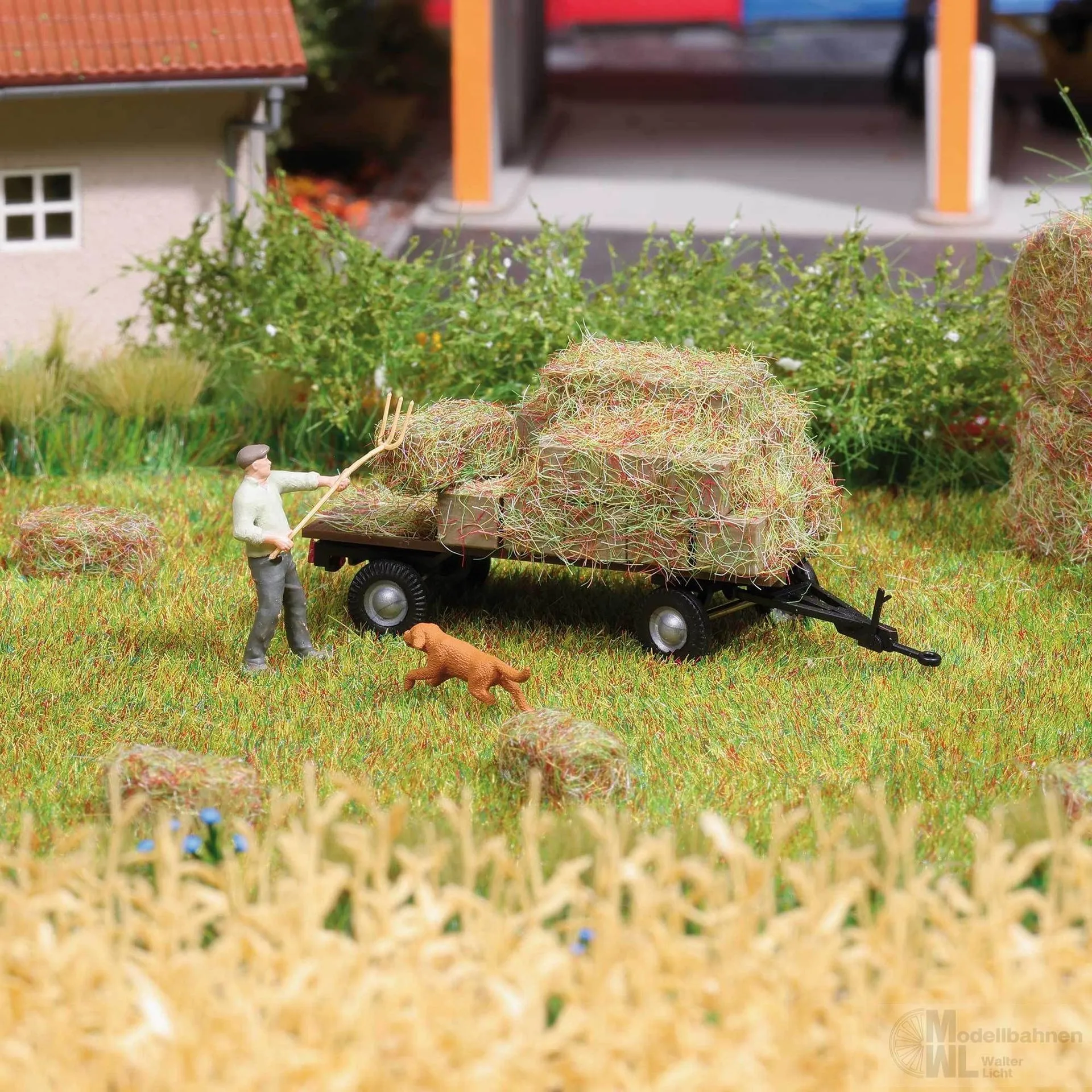Busch 1865 - Heuwagen beladen H0 1:87