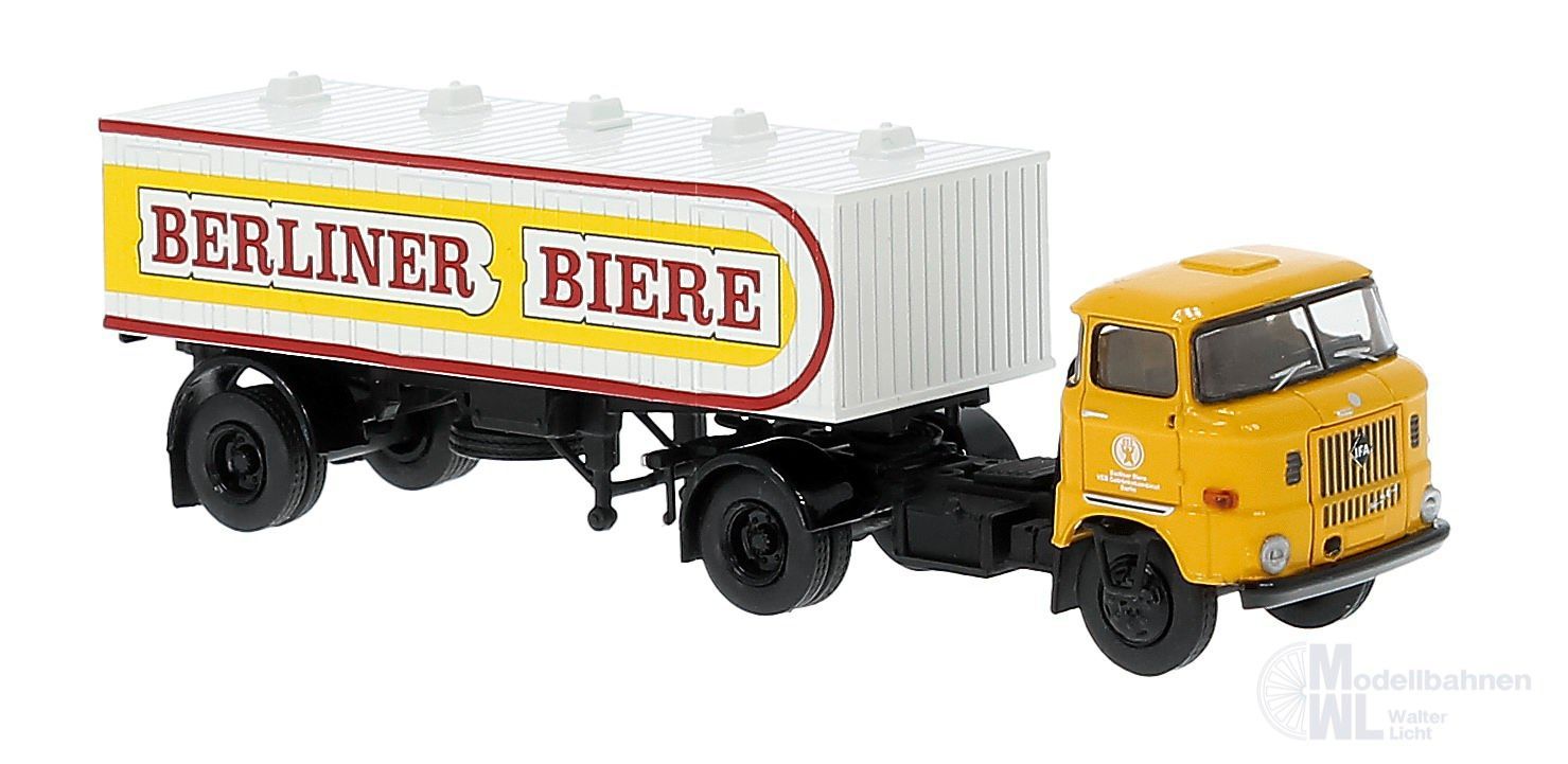 Brekina 71212 - IFA W50 Biertank-Sattelzug Berliner Bier H0 1:87 Brekina 71212 - IFA W50 Biertank-Sattelzug Berliner Bier H0 1:87
