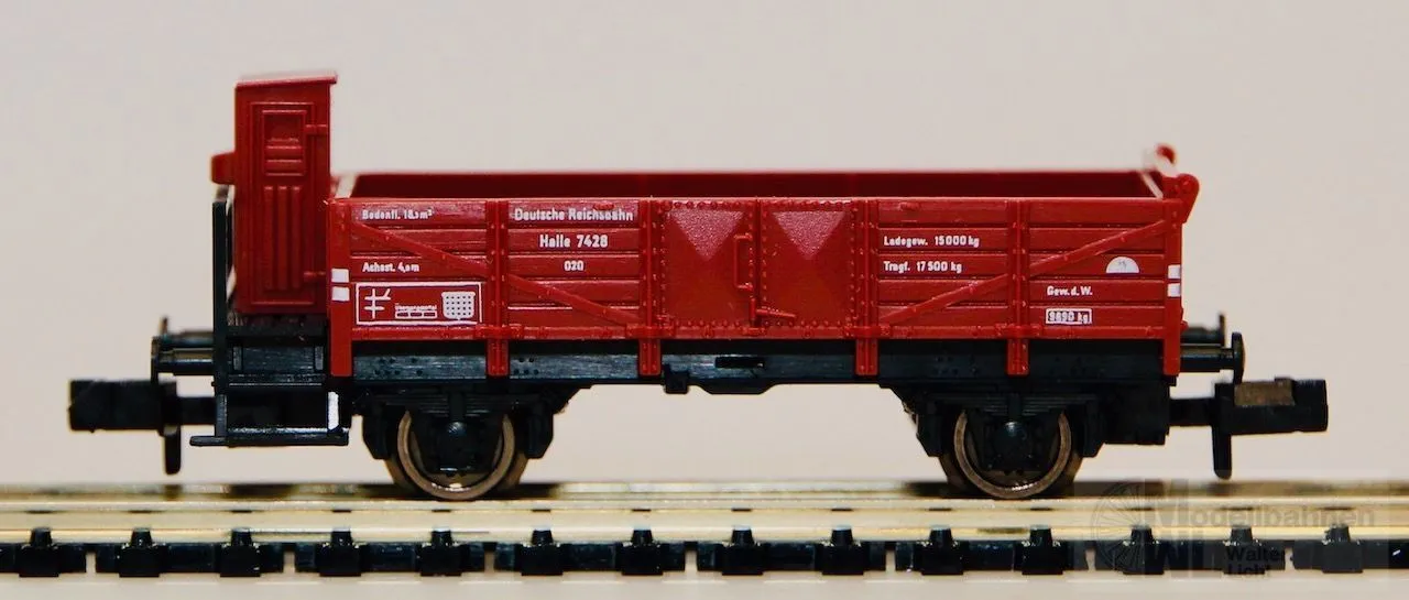 Fleischmann 8209 - FLEISCHMANN - Güterwagen offen DRG mit Bremserhaus N 1:160