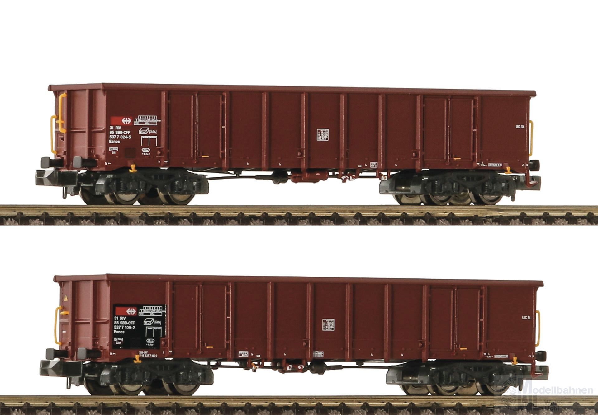 Fleischmann 830252 - Güterwagen Set SBB Ep.V 2.tlg. Eanos N 1:160