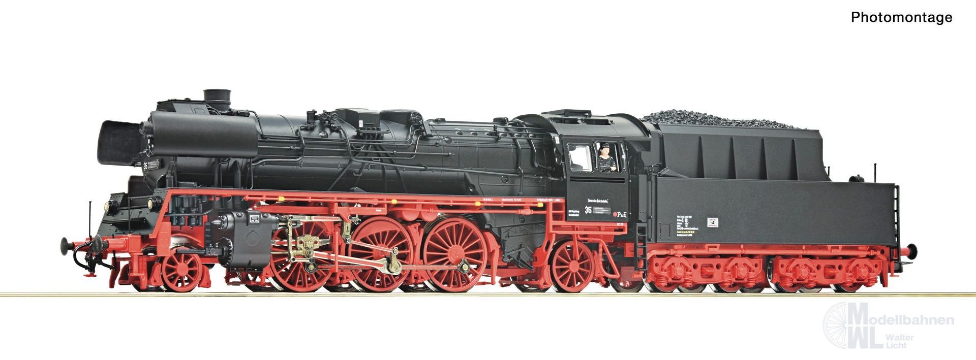 Roco 7100023 - Dampflok BR 35 1111-0 DR Ep.IV H0/GL