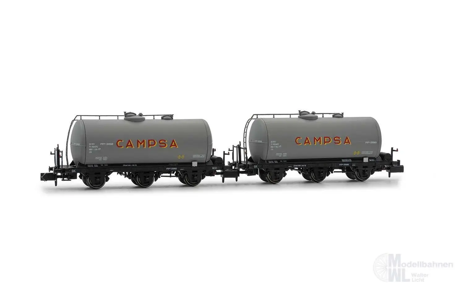 Arnold 6674 - Kesselwagen Set RENFE Ep.III 2.tlg. CAMPSA N 1:160