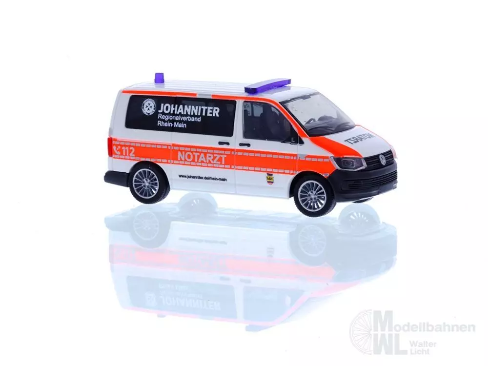 Rietze 53920 - Volkswagen T6 Notarzt Johanniter RV Rhein-Main H0 1:87