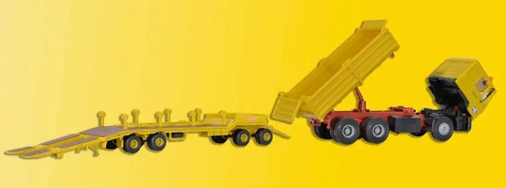 Kibri 14066 - MAN Kipper mit Tieflader KIRCHHOFF H0 1:87