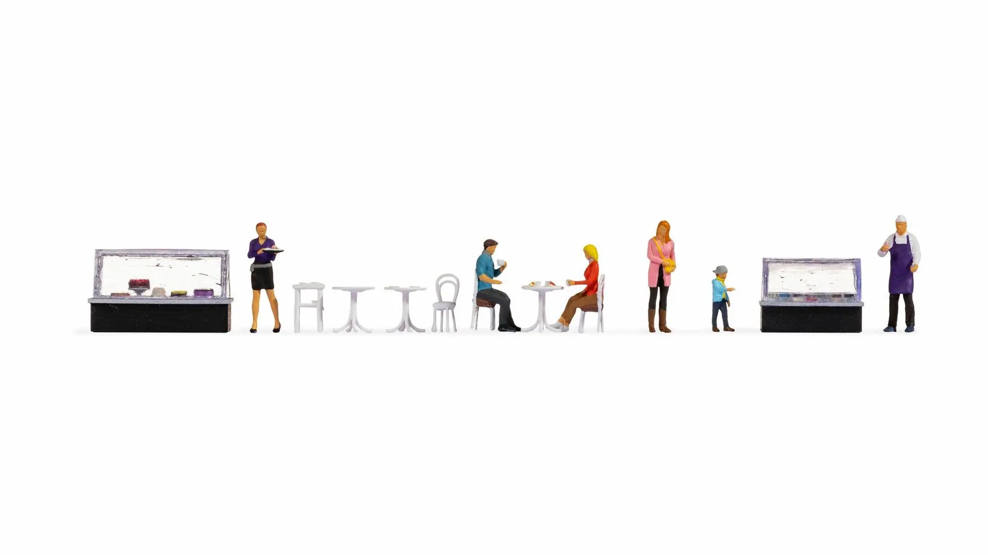 Noch 16245 - Figuren-Themenwelt Cafe H0 1:87