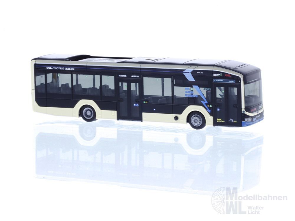 Rietze 76338 - MAN Lion´s City 12 E OVA Aalen H0 1:87 Rietze 76338 - MAN Lion´s City 12 E OVA Aalen H0 1:87