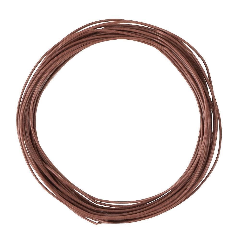 Faller 163788 - Litze 0,04 mm² braun 10 m