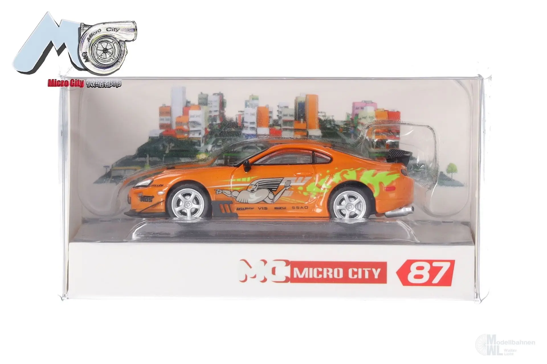 Herpa 87MC000018 - Toyota Supra orange FnF H0 1:87