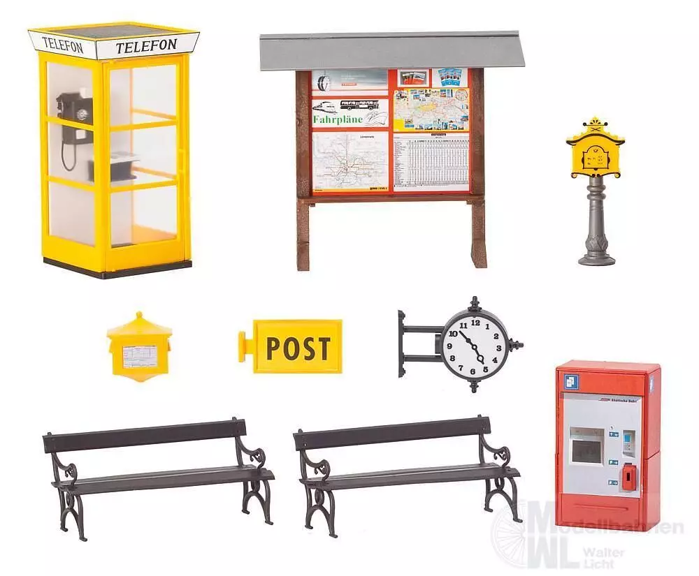 Pola 331745 - Bahnhofs-Zubehör Spur G 1:22,5