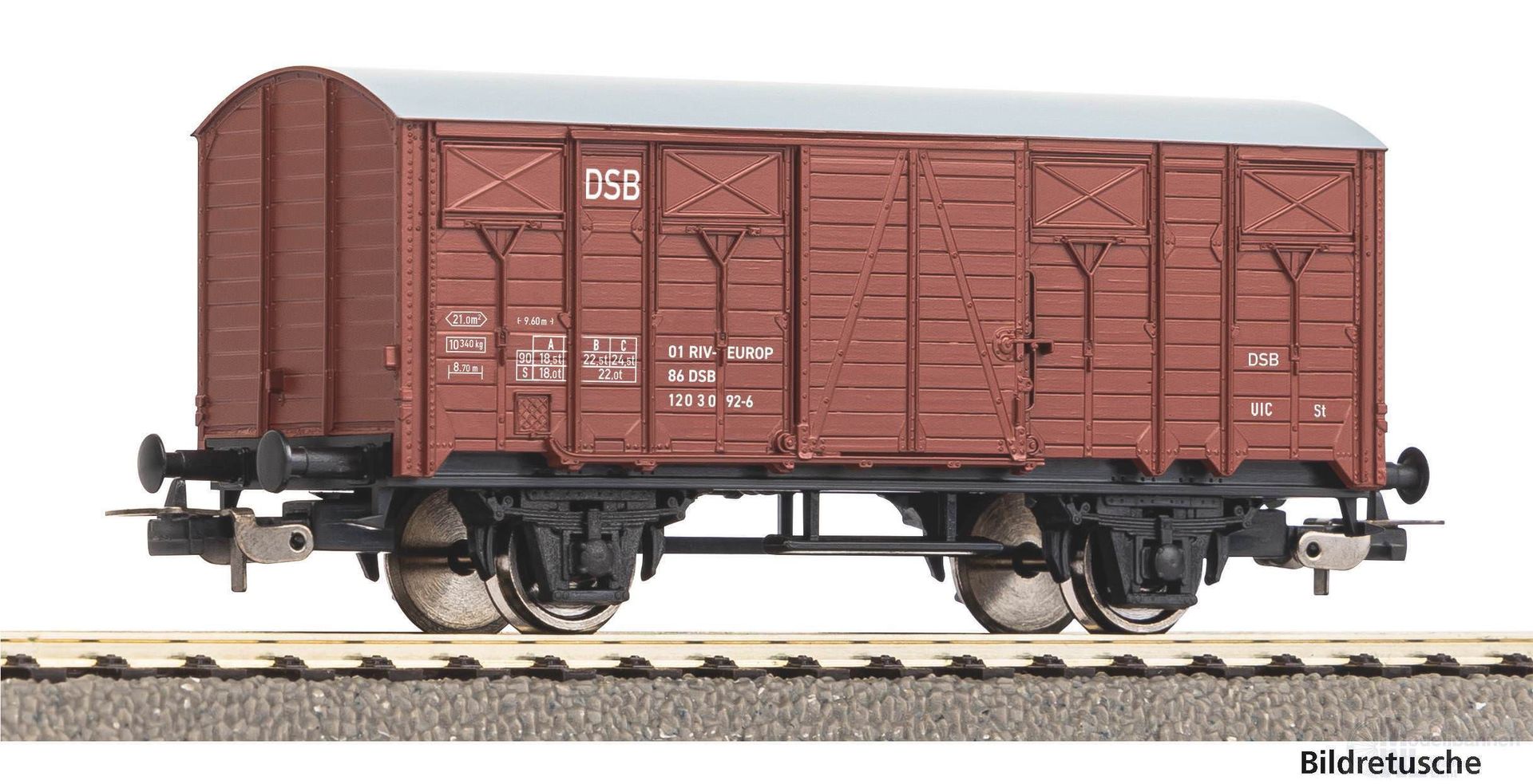 Piko 27732 - Güterwagen ged. DSB Ep.IV Gkks H0/GL