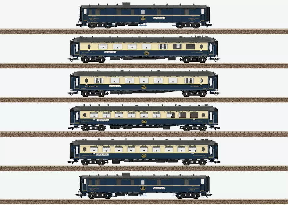 Trix 26470 - Pullmann Wagen Set Edelweiss Ep.II 6.tlg. H0/GL