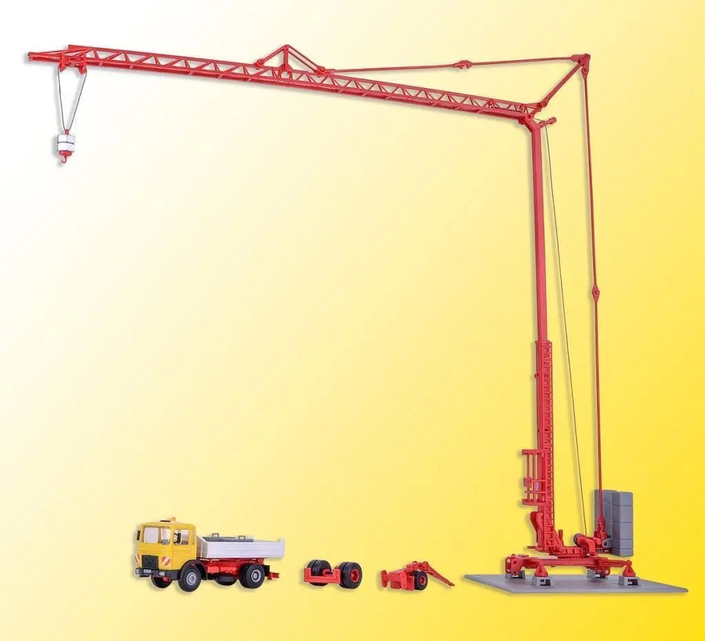 Kibri 13025 - MAN Kipppritsche und LIEBHERR SK 20 Schnelleinsatzkran H0 1:87