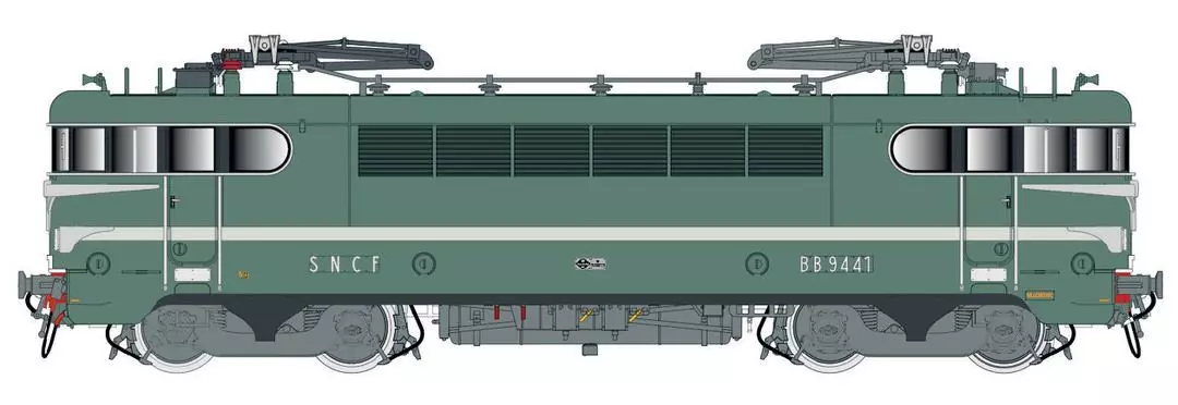LS Models 10739 - E-Lok BB 9441 SNCF Ep.IIId H0/WS