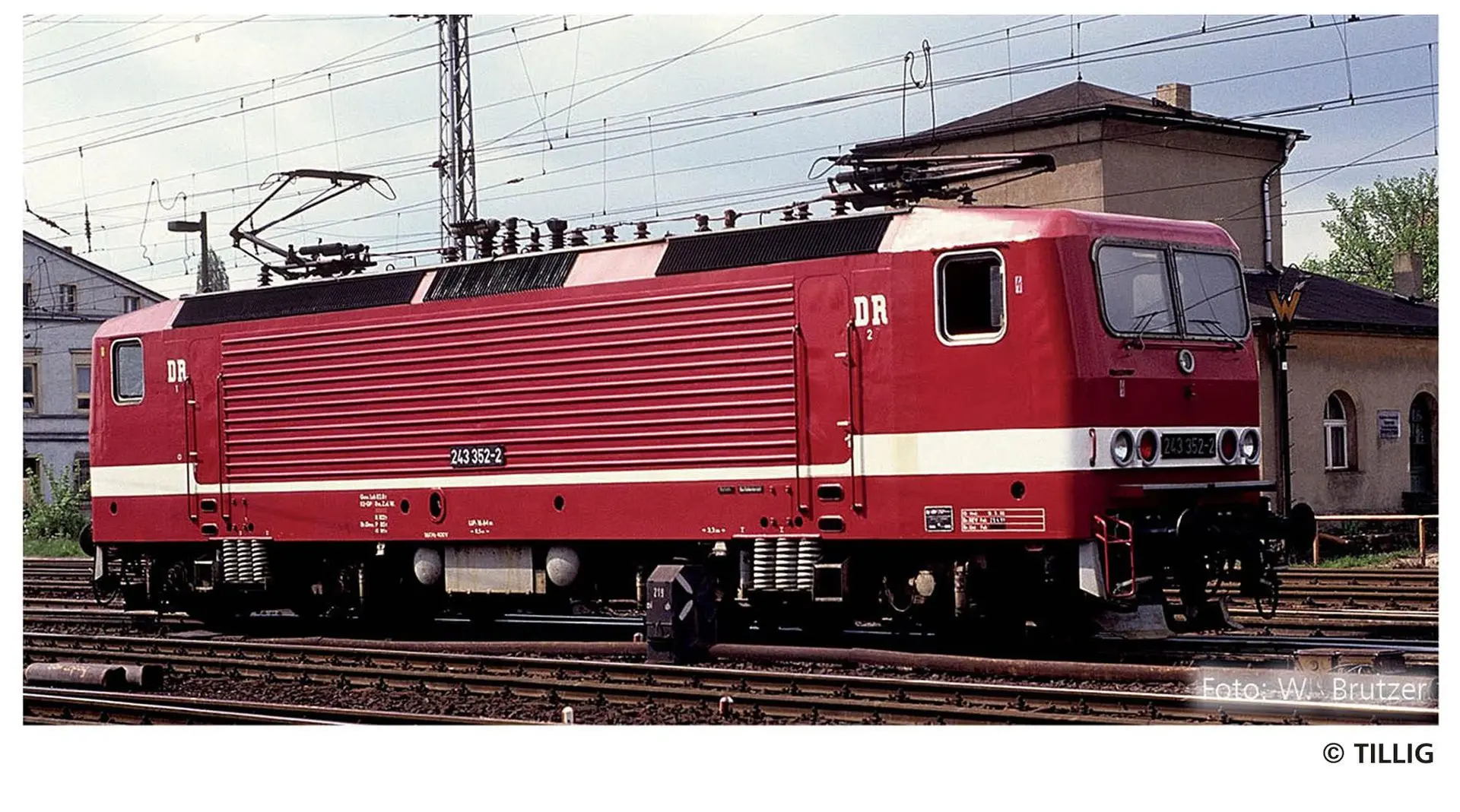 Tillig 04348 - E-Lok BR 243 DR Ep.IV TT 1:120