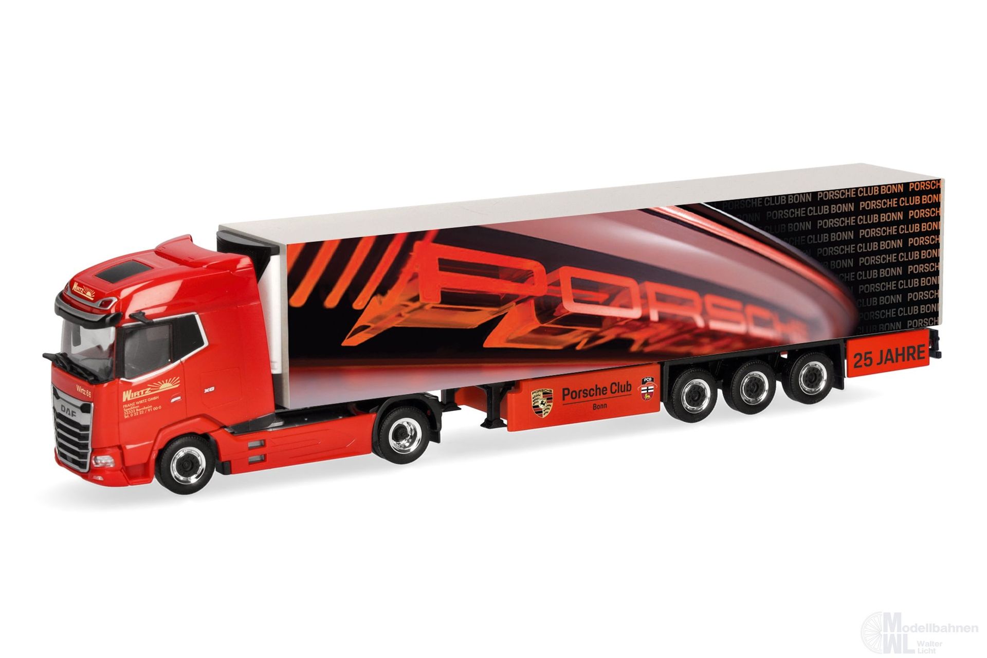 Herpa 321907 - DAF XG Kühlkoffer Sattelzug Wirtz H0 1:87