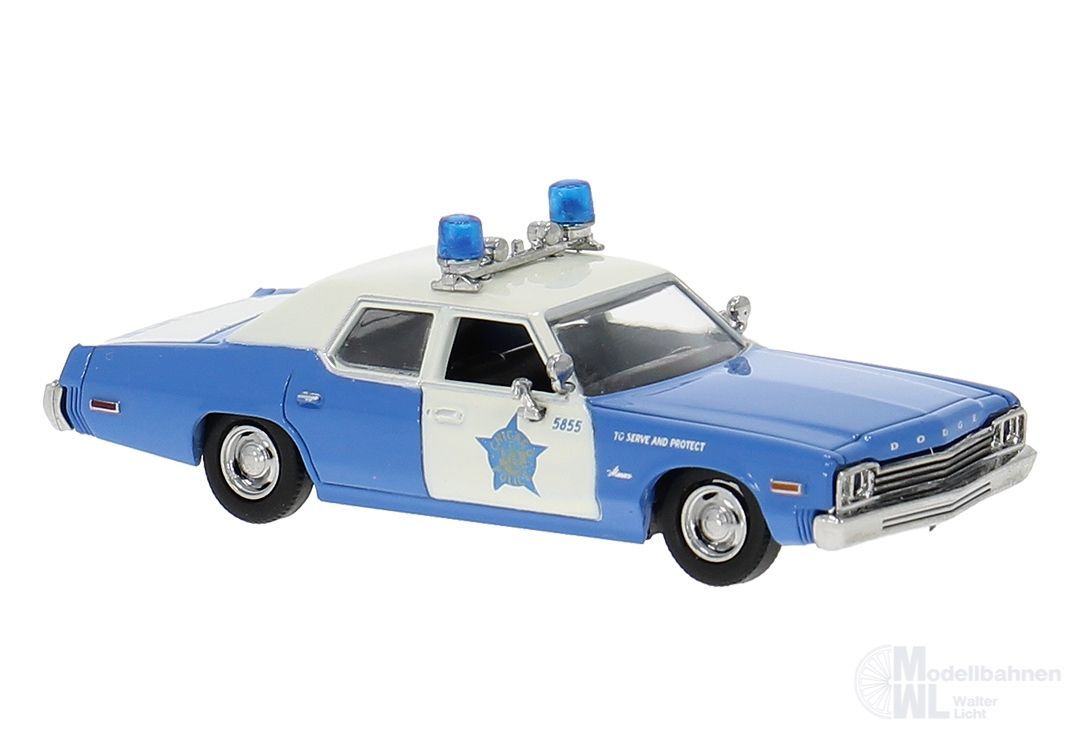 Brekina 18153 - Dodge Monaco Chicago Police H0 1:87