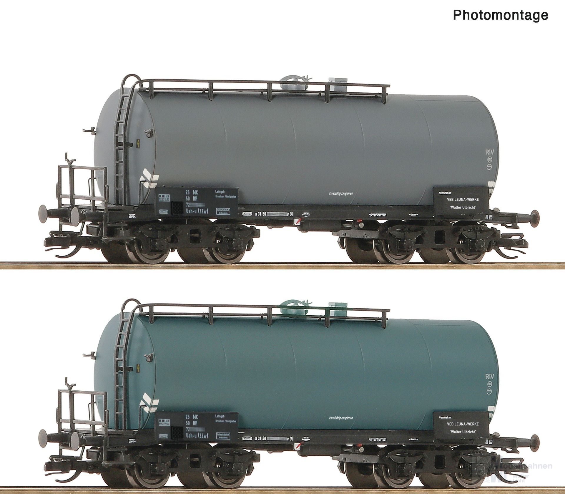 Roco 6680036 - Kesselwagen Set DR Ep.IV 2.tlg. TT 1:120