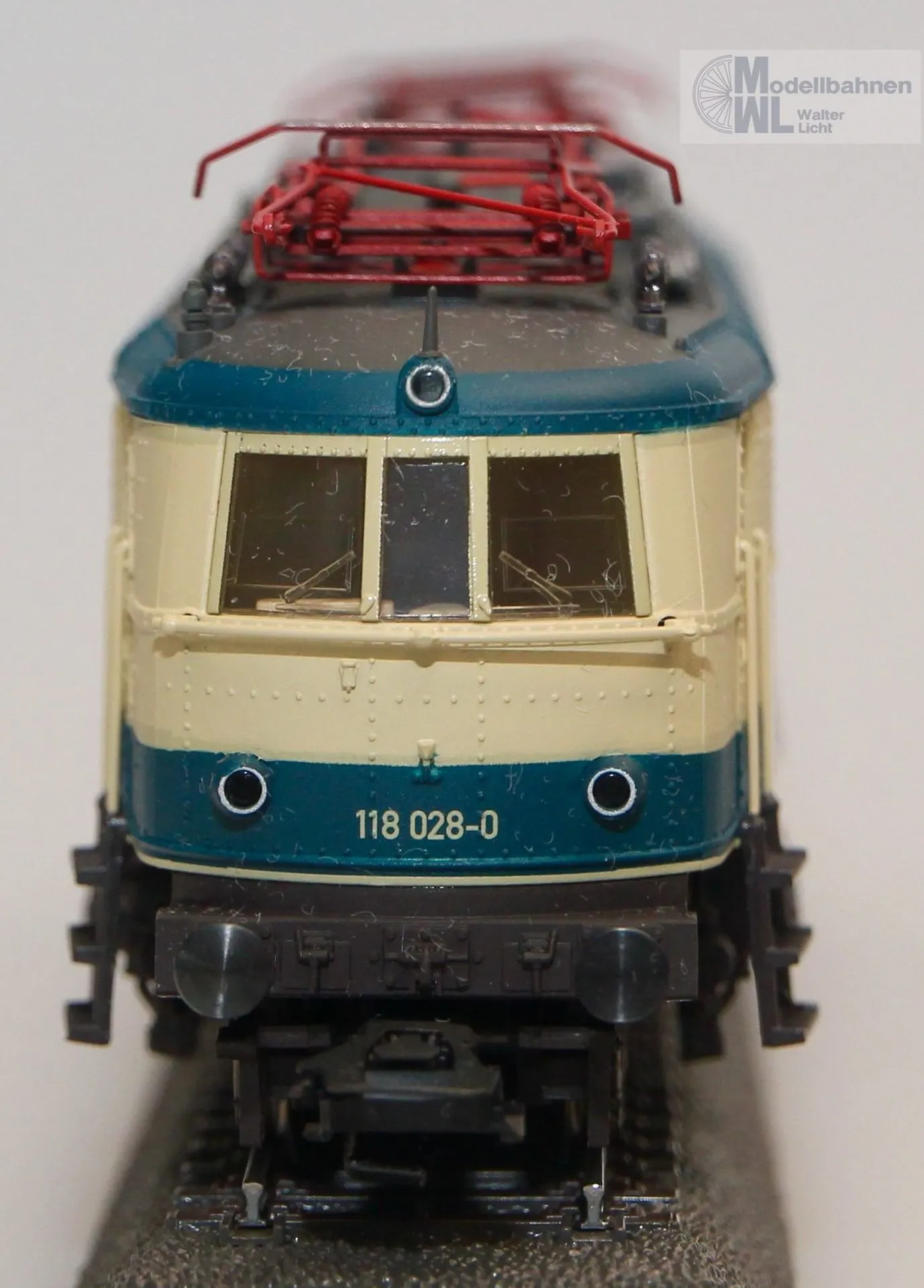 Märklin 37685 - MÄRKLIN - MHI E-Lok BR 118 DB Ep.IV ozeanblau/beige H0/WS Sound mfx
