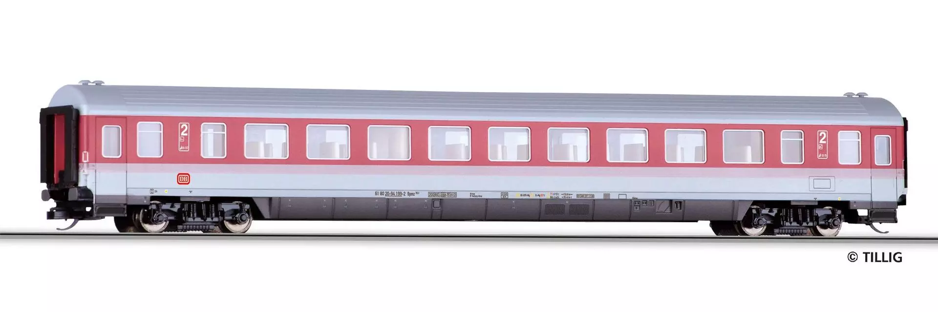 Tillig 16516 - Personenwagen DB Ep.IV 2.Kl. Bpmz 293 1.Betr.Nr. TT 1:120