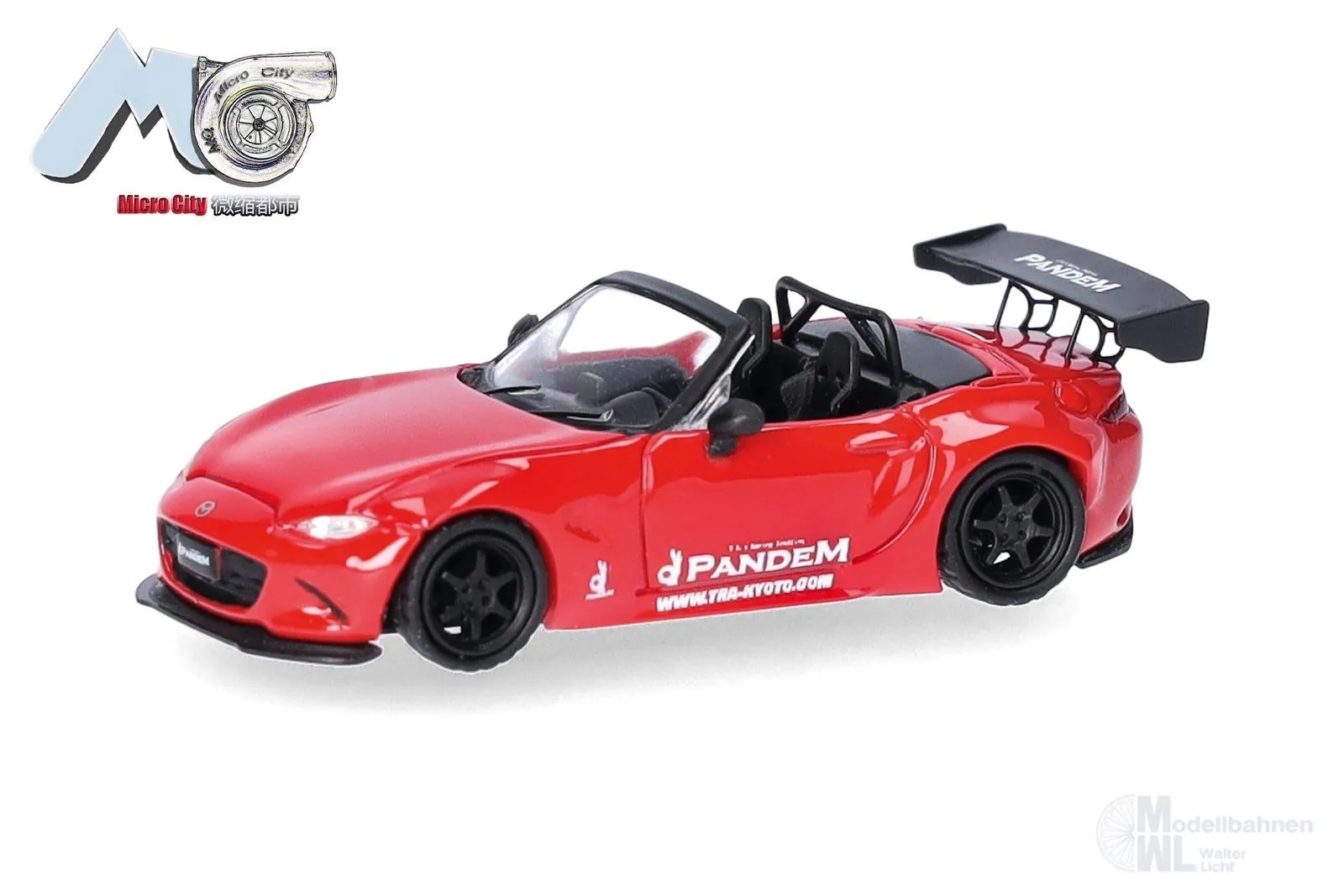 Herpa 87MC000142 - Mazda MX-5 Rocket Bunny rot H0 1:87
