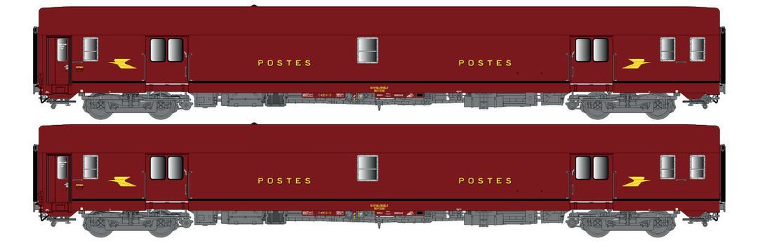 LS Models 40444 - Postwagen Set SNCF Ep.IV PA UIC bordeaux H0/GL