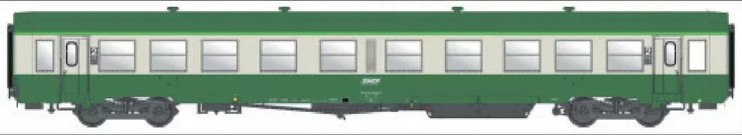 LS Models MW40038 - Personenwagen SNCF Ep.IVb USI B10t U63 2.Kl. H0/GL