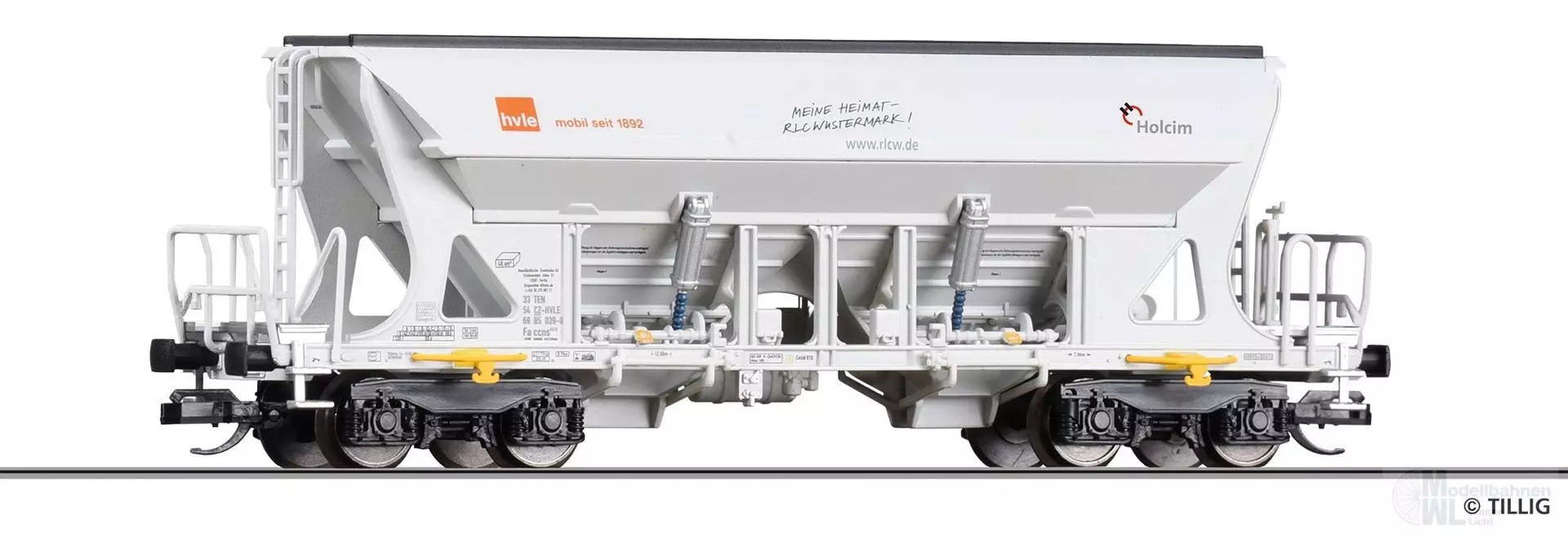 Tillig 15336 - Selbstentladewagen HVLE / Holcim Ep.VI TT 1:120
