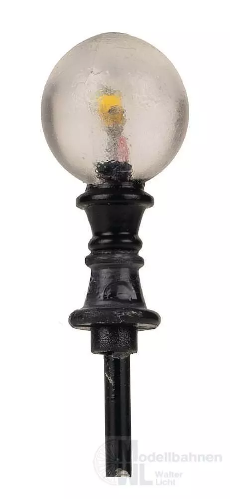 Faller 180137 - LED-Wegleuchte Kugel warmweiß 3 Stück H0 1:87