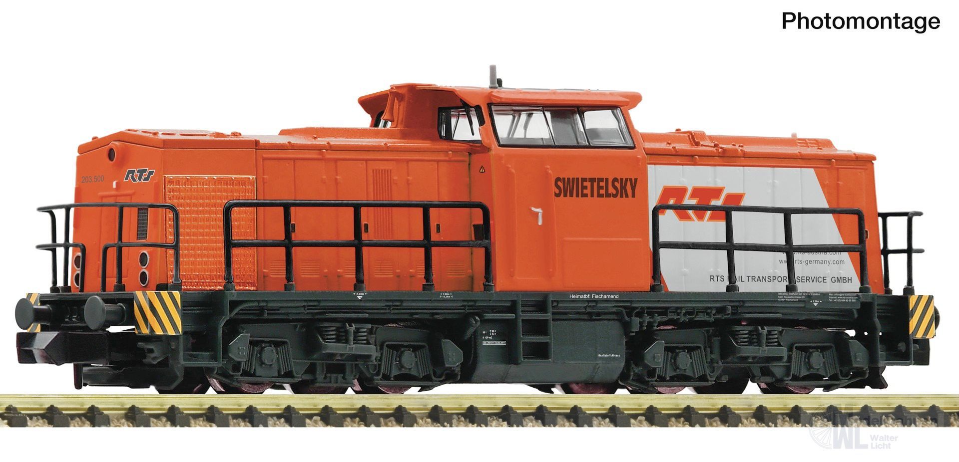 Fleischmann 7360035 - Diesellok BR 203 500-4 RTS Ep.VI N 1:160
