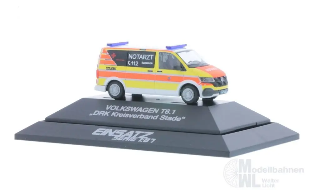 Rietze 53841 - Volkswagen T6.1 DRK Buxtehude H0 1:87