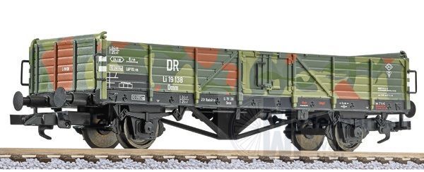 Liliput 235282 - Güterwagen offen DRG Ep.II Bauart Omm Tarnanstrich H0/GL
