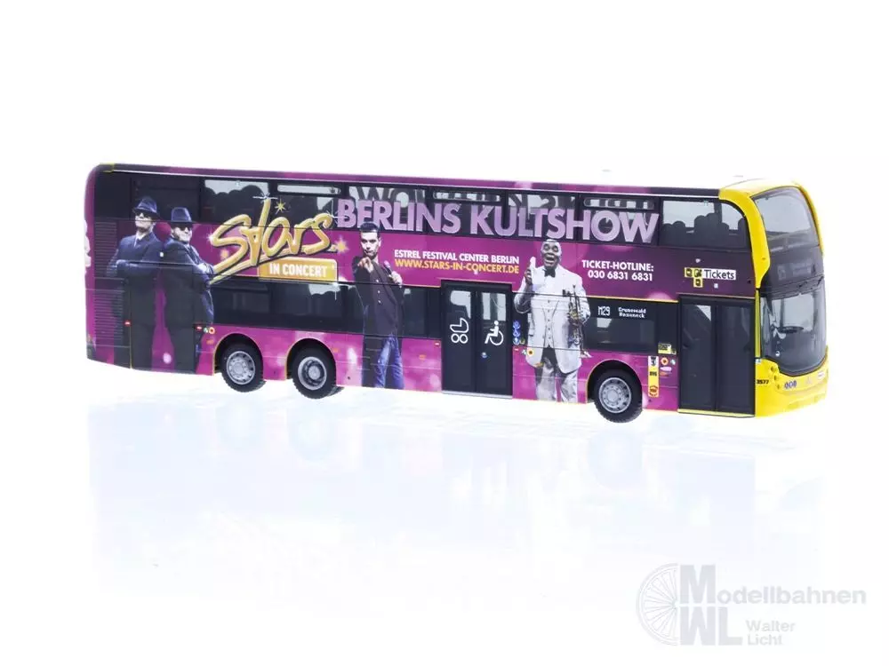 Rietze 78025 - Alexander Dennis Enviro 500 BVG - Stars in Concert H0 1:87