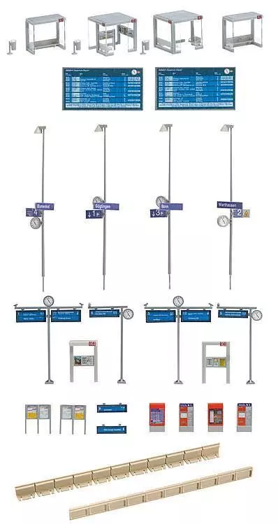 Faller 120240 - Moderne Wartehäuschen H0 1:87
