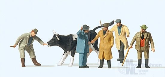 Preiser 14039 - Viehhandel H0 1:87
