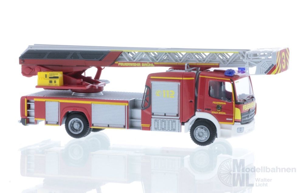 Rietze 71641 - Mercedes-Benz Atego Magirus DLK Feuerwehr Brühl H0 1:87 Rietze 71641 - Mercedes-Benz Atego Magirus DLK Feuerwehr Brühl H0 1:87