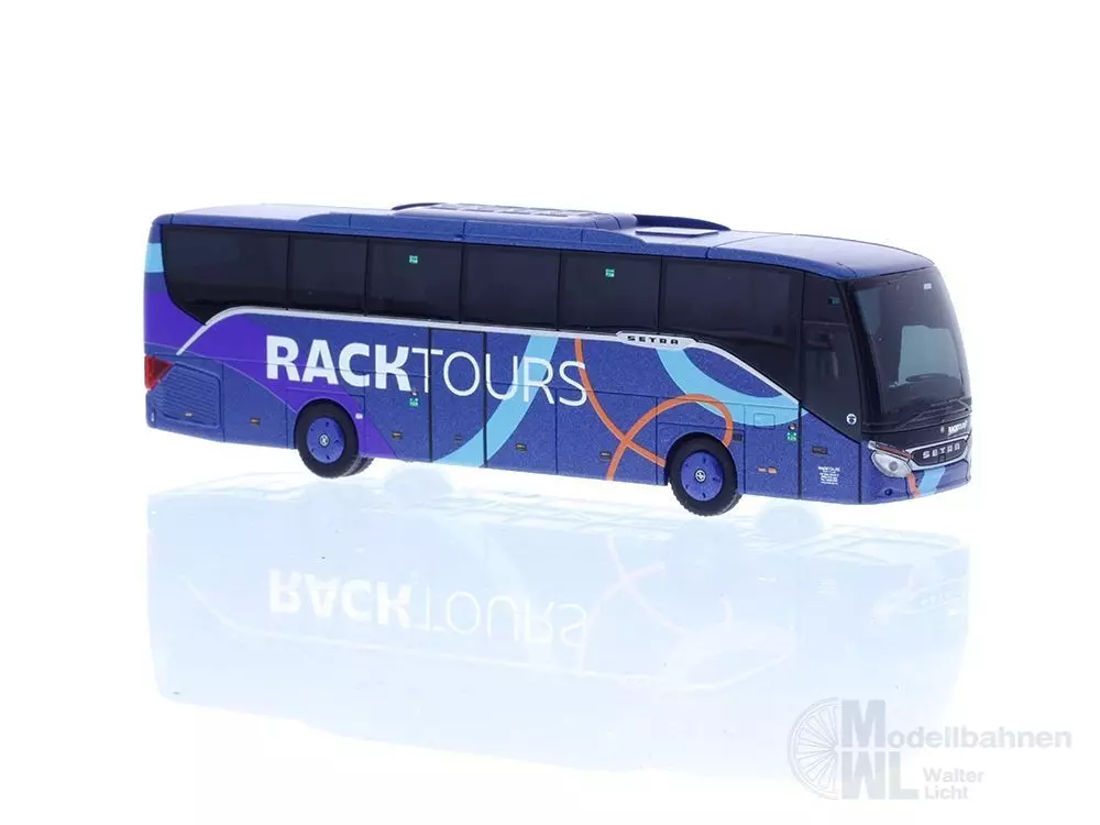 Rietze 77938 - Setra S 515 HD Rack Tours Erlensee H0 1:87