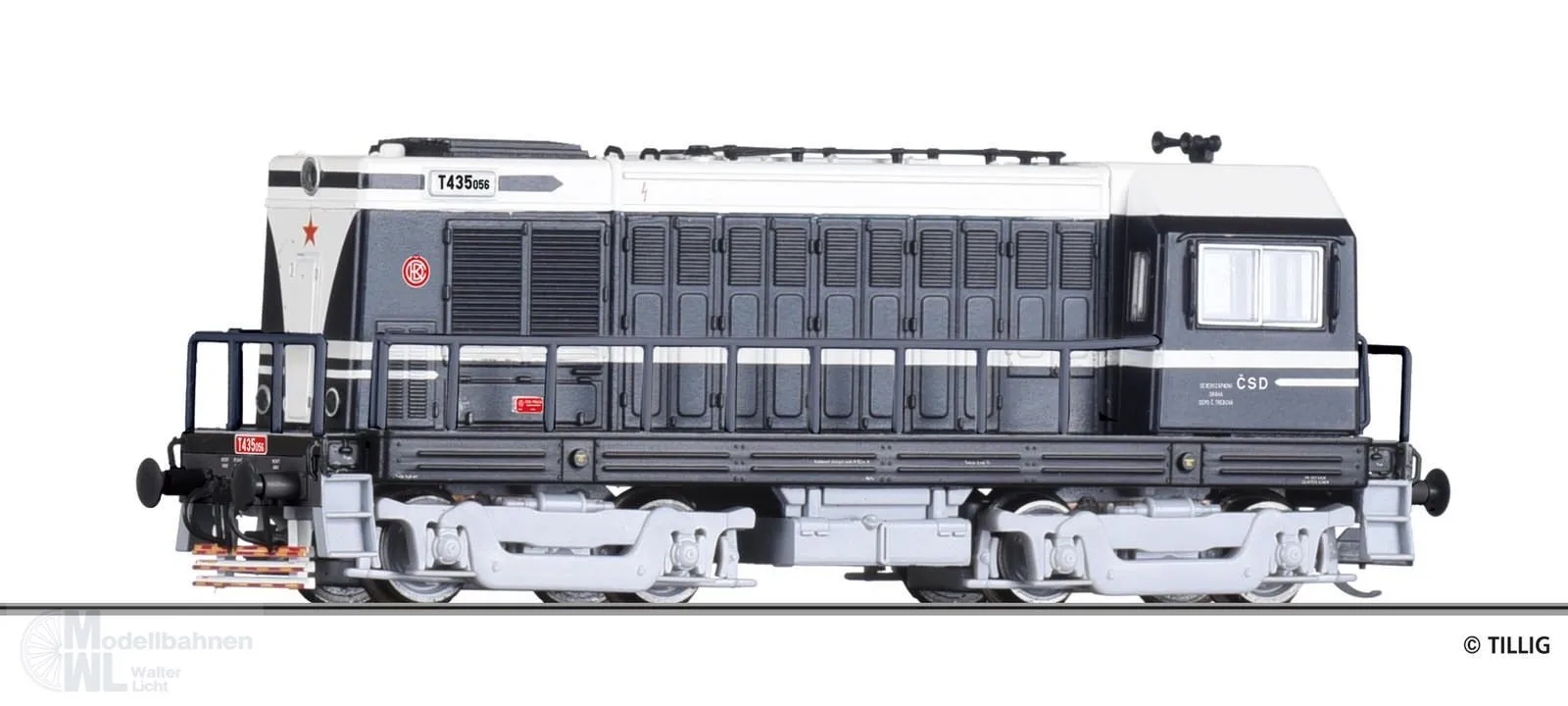 Tillig 05621 - Diesellok T 435.0 CSD Ep.III TT 1:120